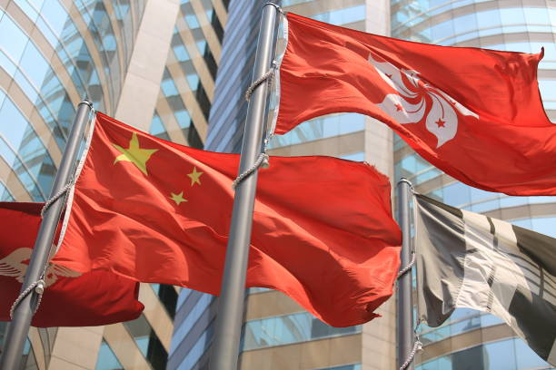 istock china and hong kong flag 862146924