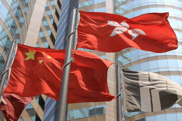 istock china and hong kong flag 862146926