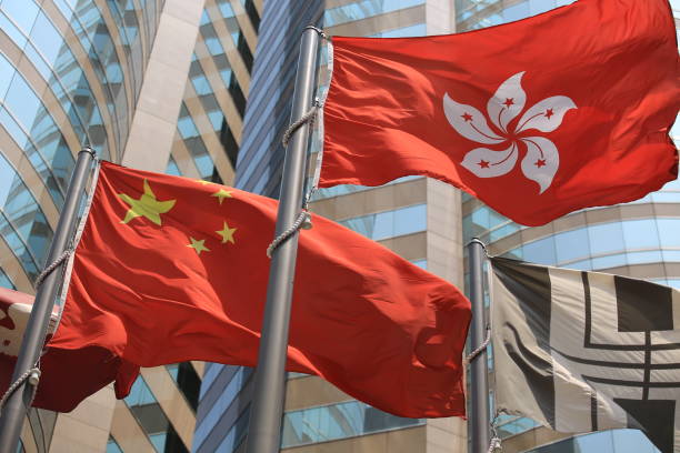 istock china and hong kong flag 862146928