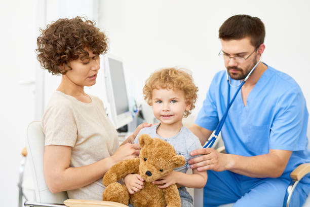 istock Mother and Child in Pediatric Office 862156030
