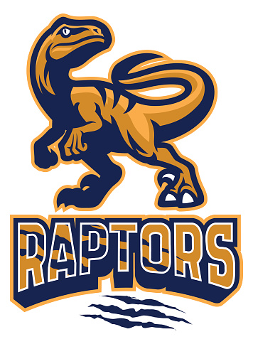 vector of Set of Raptor mascot