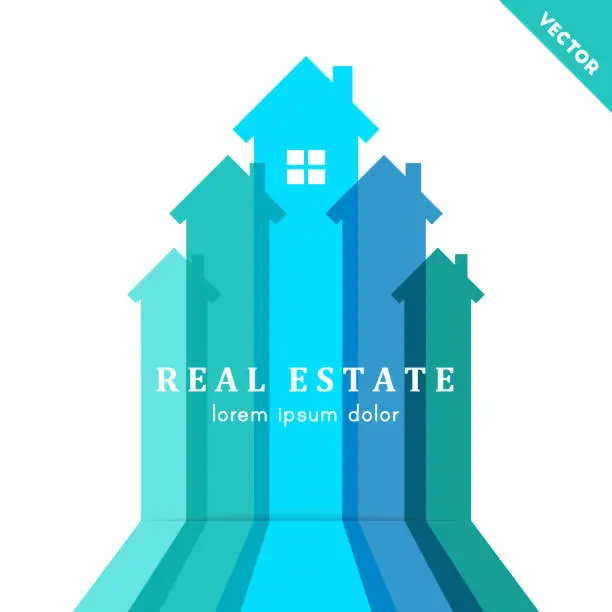 Vector illustration of Real estate and development concept