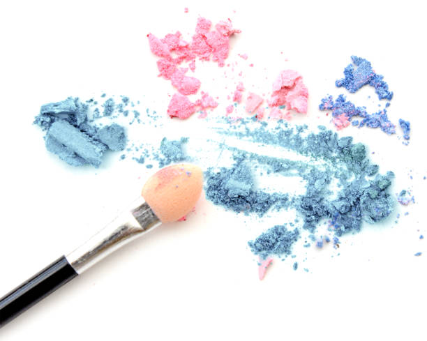 istock Blush make up and crushed color eye shadow 862185180