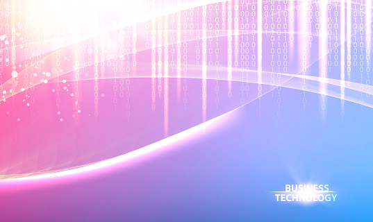 Binary Code Flow Stock Illustration - Download Image Now - Abstract ...