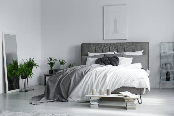 istock Elegant interior of bedroom 862196700