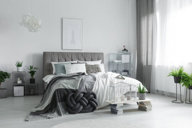 istock Modern furniture in bedroom 862196736