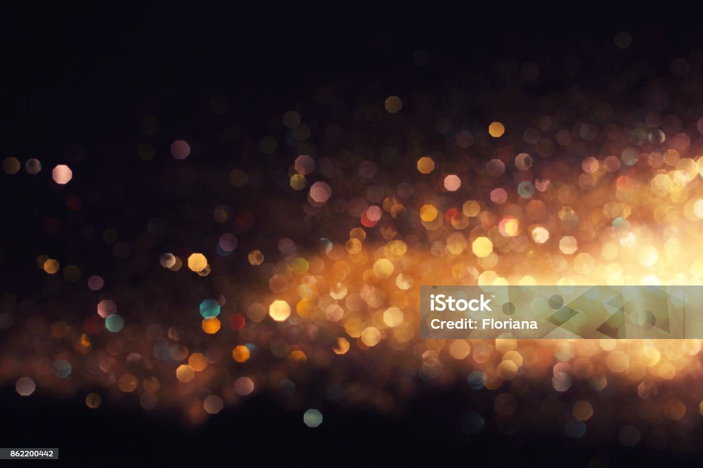 multicolored background Multicolored defocused lights, abstract background with copy space. Defocused Stock Photo