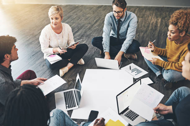 istock The circle of innovators 862201334