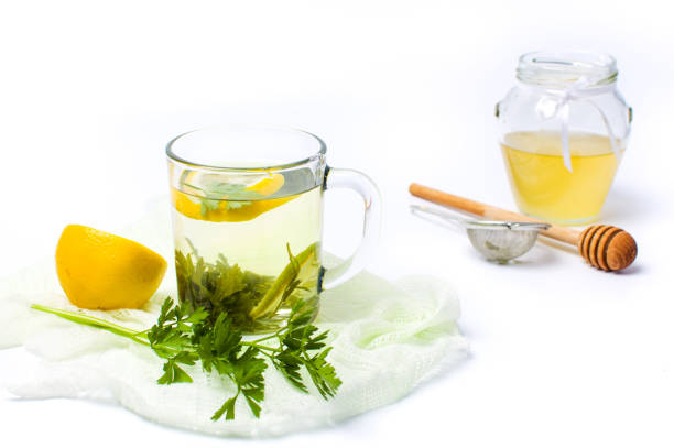 istock Parsley tea with lemon and honey 862213534