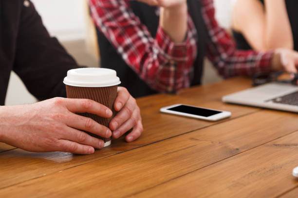 istock Business meeting. Young team in modern office 862216154