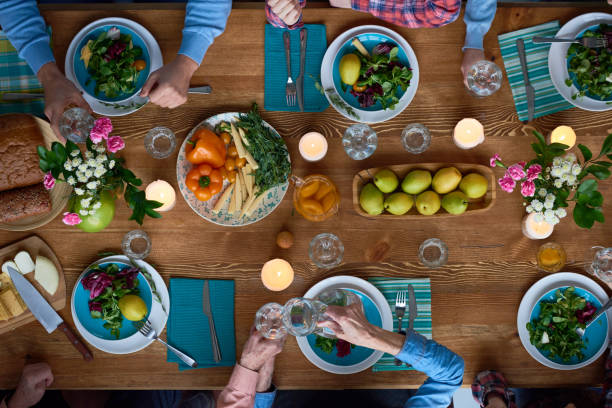 istock Time with family at one table 862225626