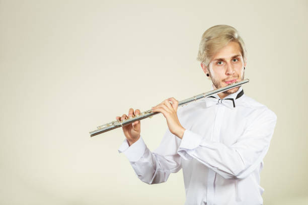 istock Flute music playing flutist musician performer 862229452