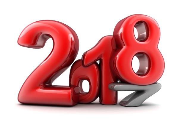 istock Sign red new year 2018 862234716