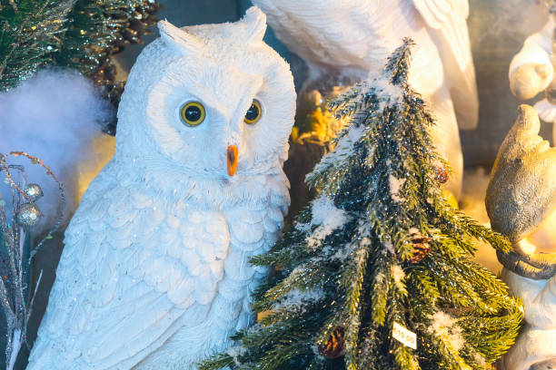 istock European Christmas owl decoration 862245546