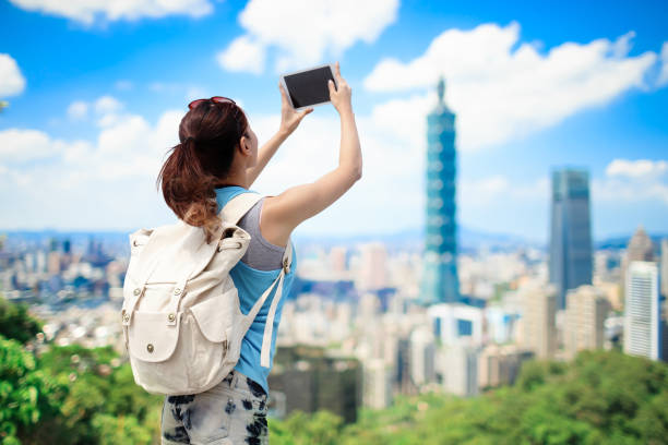 istock beauty woman selfie 862246276