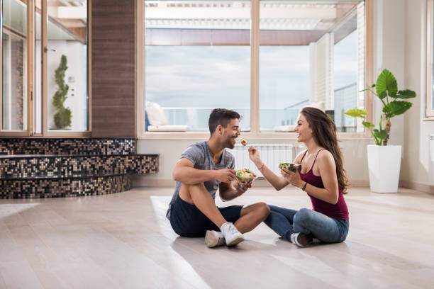 istock First meal in new apartment! 862246496