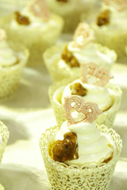 istock Collage of various cupcakes: vanilla in decorative cup 862246668