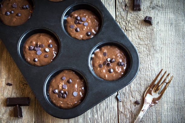 istock brownie or chocolate muffins raw dough 862266846