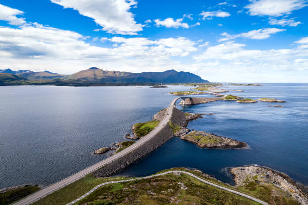 istock Atlantic Ocean Road aerial photography. 862270988