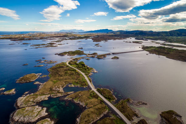 istock Atlantic Ocean Road aerial photography. 862270992