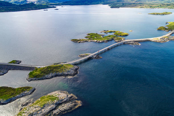 istock Atlantic Ocean Road aerial photography. 862270996