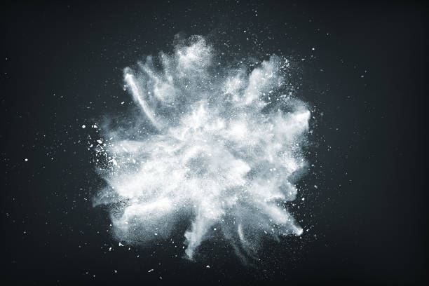 istock Abstract design of white powder snow cloud 862273540