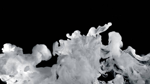 istock Abstract formation of ink in the water 862279004