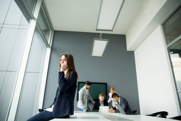 istock Group of business people in a meeting 862289914