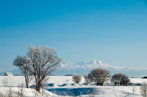 istock Blue sky and snow mountain in winter 862291388