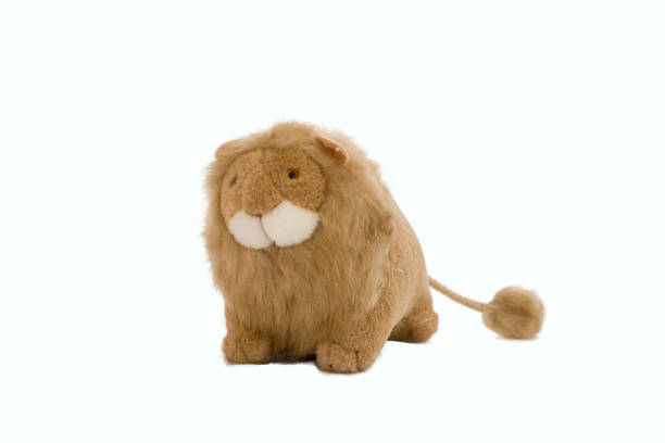 istock stuffed animal lion isolated on a white background . 862291416