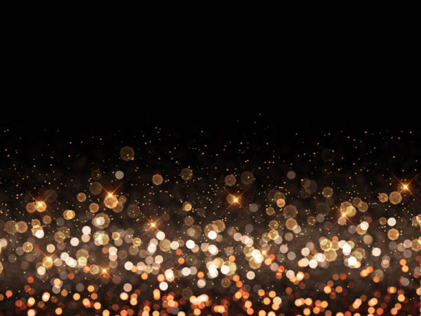 istock Christmas background of bokeh lights 862297366