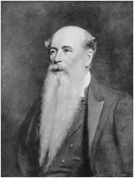 istock Antique photo of paintings: Man 862302392