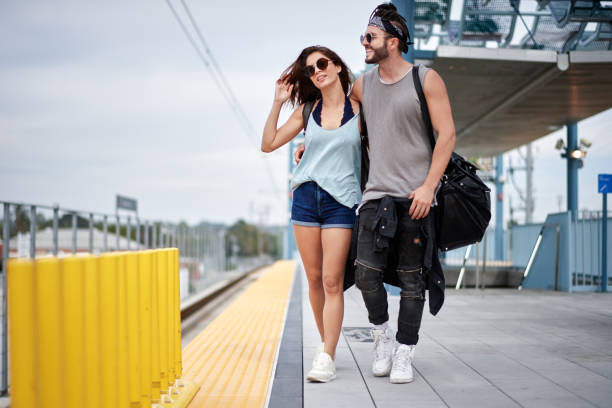 istock Young couple in the city 862306772