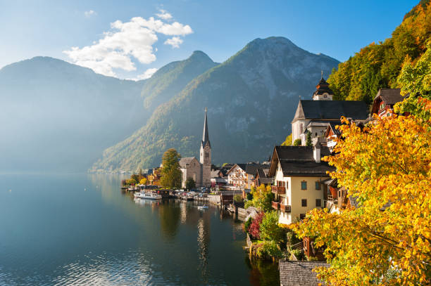 istock Hallstatt village in Austrian Alps in autumn 862314268