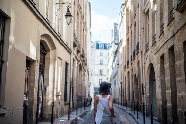 istock Young Woman Exploring Paris France 862320630