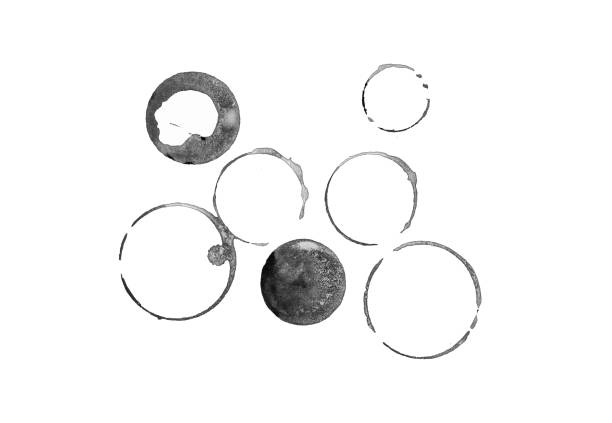 Spots of the black ink