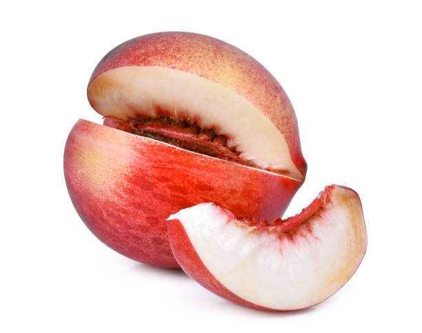 istock whole and slice of nectarine fruit isolated on whitie background 862326294