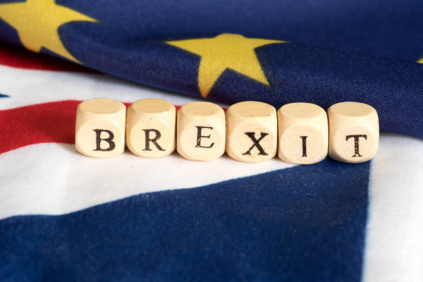 istock Great Britain and EU flag and Brexit 862327432