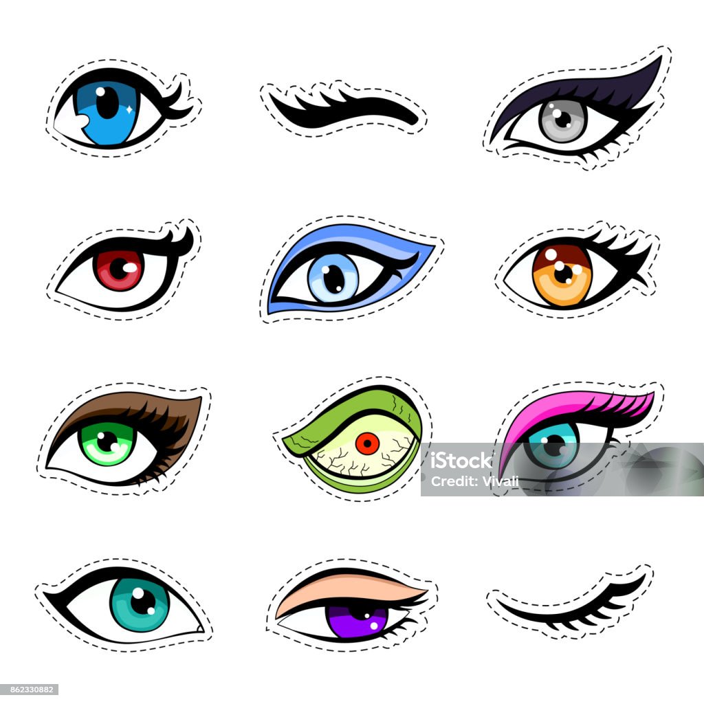 Ilustración de Pegatinas Juego De Parche De Colección De Ojos De Mujer Estilo De Dibujos Animados De Anime Juego De Pegatinas Vector y más Vectores Libres de Derechos de Adolescente - iStock Ilustración de Pegatinas Juego De Parche De Colección De Ojos De Mujer Estilo De Dibujos Animados De Anime Juego De Pegatinas Vector y más Vectores Libres de Derechos de Adolescente - iStock