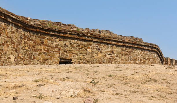 istock The wall of an ancient fortress. 862337162