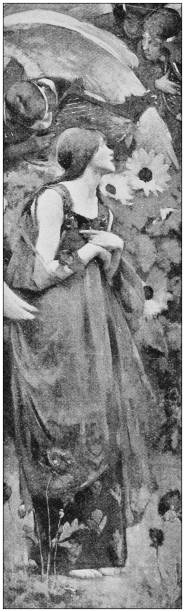istock Antique photo of paintings: St Cecilia 862337586