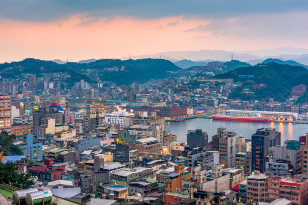 istock Keelung, Taiwan Skyline 862341224