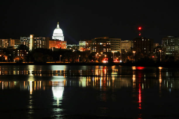 istock City scape at night background. 862350380