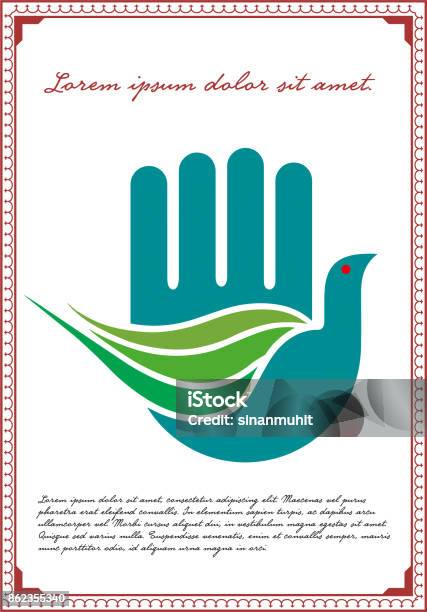 Hamsa Hand Of Fatima Vector Illustration Stock Illustration - Download Image Now - Hand, Allah, Ancient