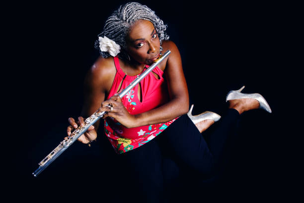 istock Overhead View of Beautiful Flutist 862355648