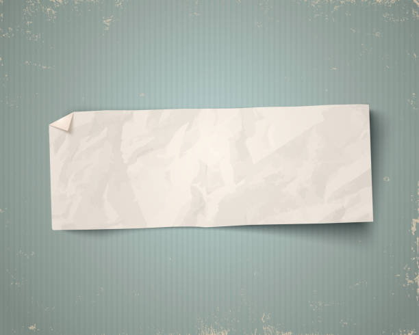 ベクトル ビンテージ ホワイト ペーパー - poster torn blank paper点のイラスト素材／クリップアート素材／マンガ素材／アイコン素材