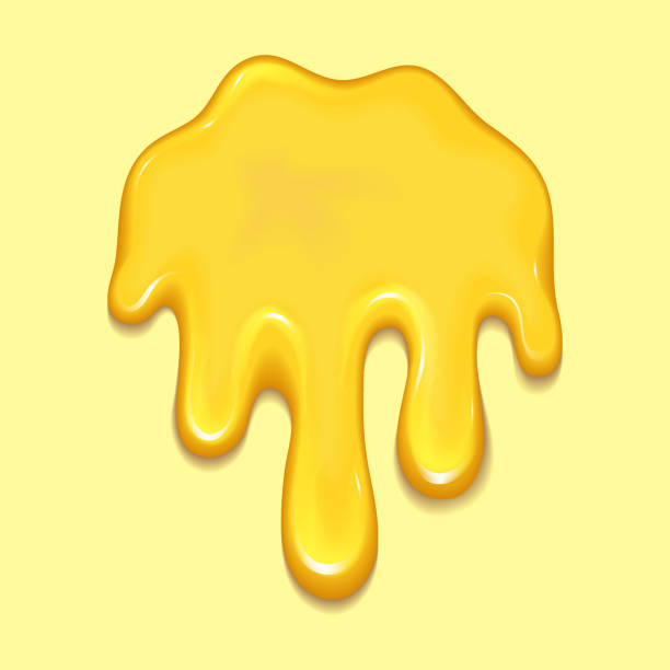 istock Orange honey drop and yellow splashes healthy syrup golden food liquid drip vector illustration 862358600