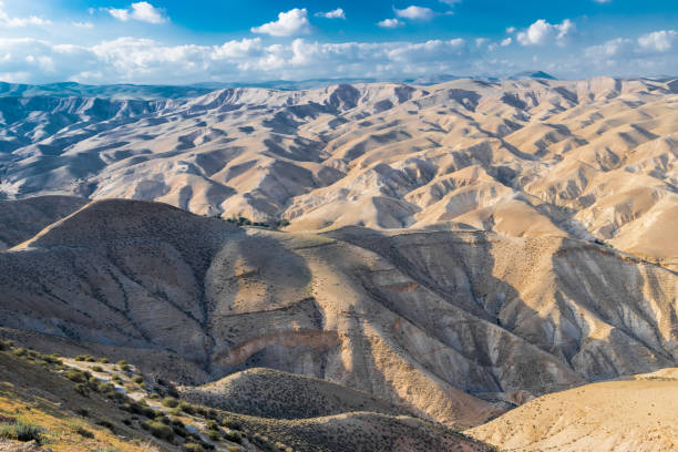 istock Desert of Negev with dark shadows 862362854
