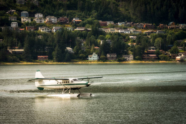 istock Juneau port with prop plane 862363432