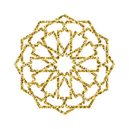 Islamic Golden Pattern Rtop Vector Islamic Golden Pattern Stock Illustration - Download Image Now ...
